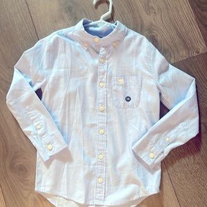 Boys blue dress shirt, button down, NWT size 7/8